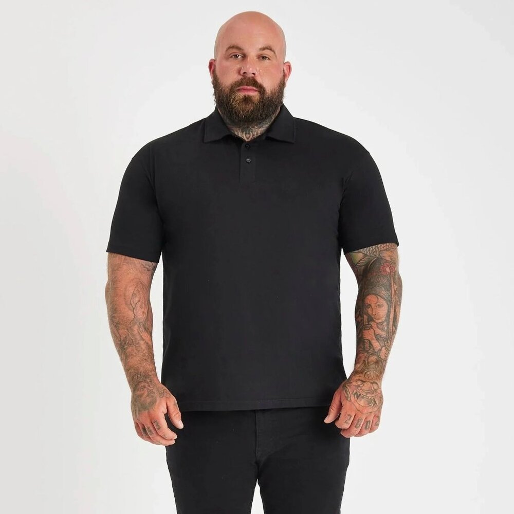 Built Different Black Polo Size‎ 4XL